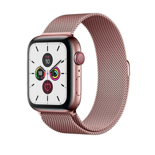 Apple Watch 38 / 40 / 41 mm Hoco WA03 simple beauty milanez curea roz auriu