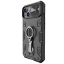 Apple iPhone 14 Nillkin CamShield Armor Pro hátlap tok (Fekete)