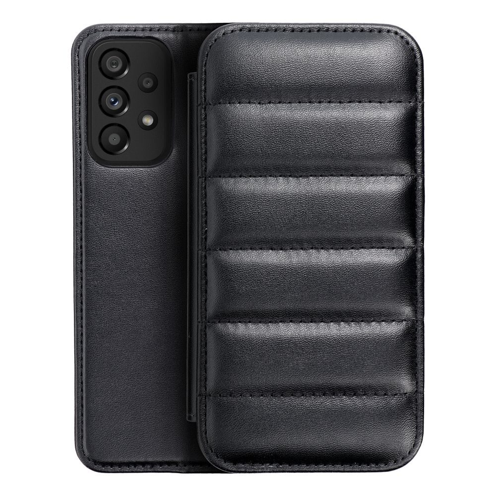 Samsung Galaxy A52 4G/A52 5G/A52s 5G Puffer book notesz tok (Fekete)