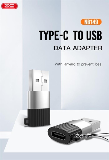 XO NB149-E USB-C–USB 2.0 adaptor adapter (Negru)