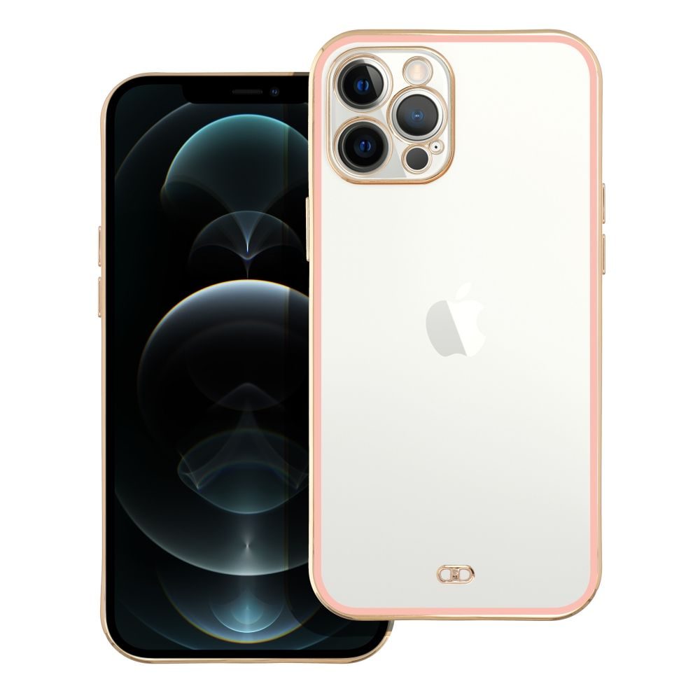 Apple iPhone 12 Pro Forcell lux szilikon hátlap tok (Rózsaszín)