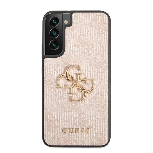 Samsung Galaxy S23+ Guess PU 4G Metal Logo husă (Roz) - GUHCS23M4GMGPI