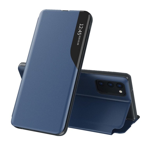 Samsung Galaxy A14 4G / Galaxy A14 5G Smart view TPU husă tip carte (Albastru)