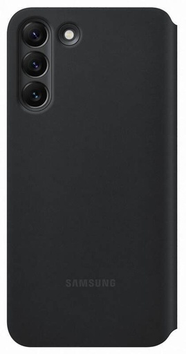 Samsung Galaxy S22 Plus Transparent View husă tip carte (Negru)