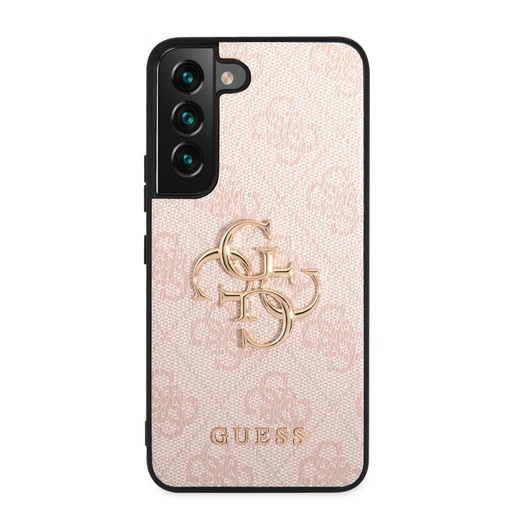 Samsung Galaxy S23 Guess PU 4G Metal Logo husă (Roz) - GUHCS23S4GMGPI