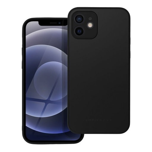 Apple iPhone 12 Roar mat sticlă husă spate (Negru)