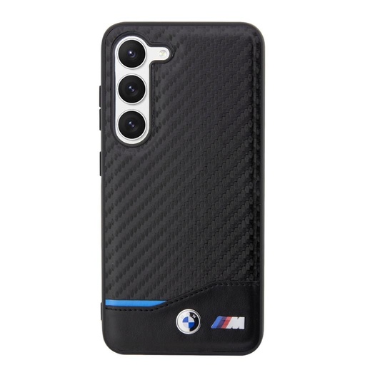 Samsung Galaxy S23+ BMW M PU Carbon husă – Albastru Line (Negru) - BMHCS23M22NBCK