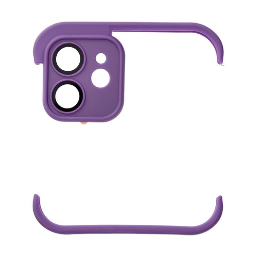 Apple iPhone 12 Mini Bumpers husă cu protecție cameră (Mov)