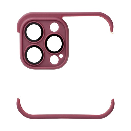 Apple iPhone 13 Pro Max Mini Bumpers husă cu protecție cameră (Cireașă)