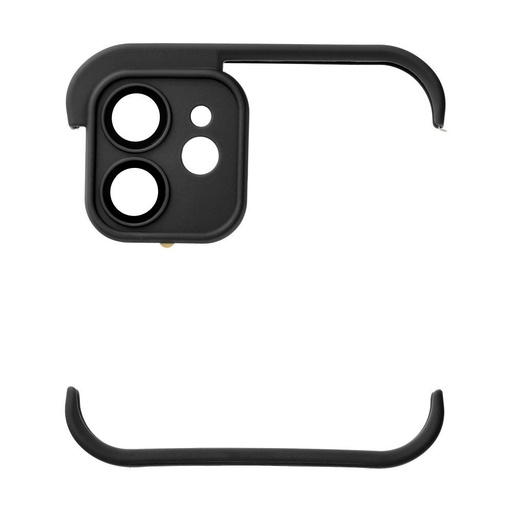 Apple iPhone 12 Mini Bumpers husă cu protecție cameră (Negru)