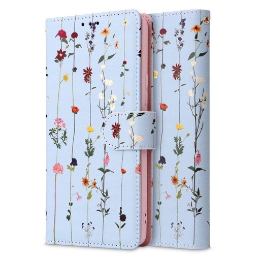 Samsung Galaxy A53 5G Tech Protect Wallet Garden husă tip carte (Albastru)