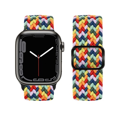 Apple Watch 42 / 44 / 45 / 49 mm Hoco WA05 Jane Eyre nylon curea curcubeu