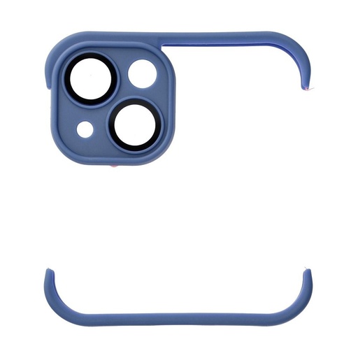 Apple iPhone 13, Mini Bumpers husă cu protecție cameră (Albastru)
