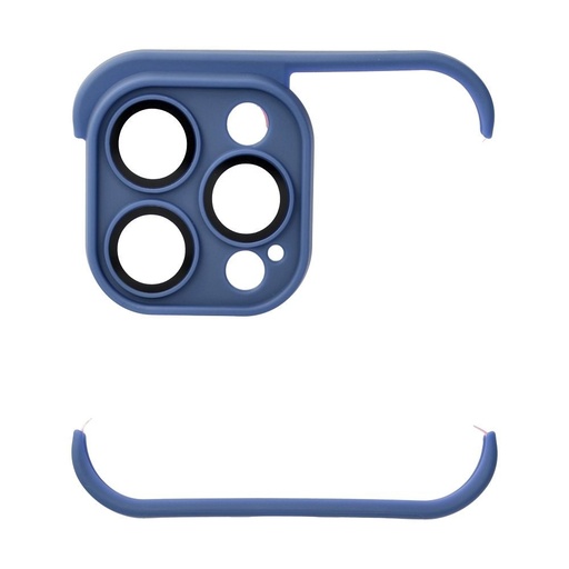 Apple iPhone 14 Pro Max Mini Bumpers husă cu protecție cameră (Albastru)