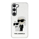 Samsung Galaxy S23 Karl Lagerfeld IML Glitter Karl and Choupette NFT tok (Átlátszó) – KLHCS23SHNKCTGT