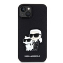 Apple iPhone 13 Karl Lagerfeld PU Saffiano Karl and Choupette NFT tok (Fekete) – KLHCP13MSANKCPK