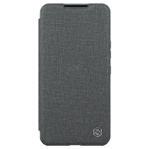 Samsung Galaxy S23 Plus Nillkin Qin cloth pro cu protecție cameră textil husă tip carte (Gri)