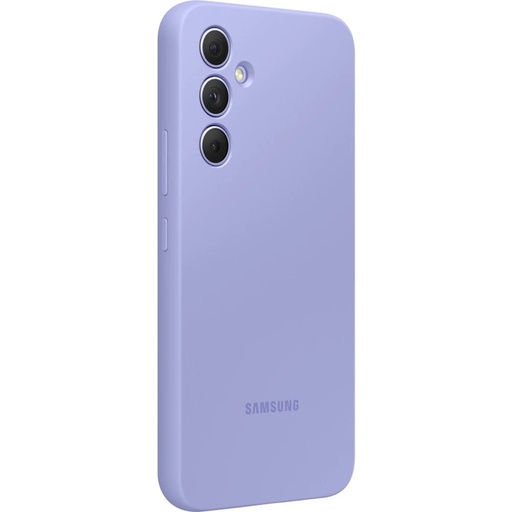 Samsung Galaxy A54 5G Silicone Cover husă cu cordon (Mov)