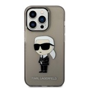 Apple iPhone 14 Pro Max Karl Lagerfeld IML Ikonik NFT tok (Fekete) – KLHCP14XHNIKTCK