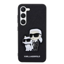 Samsung Galaxy S23 Karl Lagerfeld PU Saffiano Karl and Choupette NFT tok (Fekete) – KLHCS23SSANKCPK