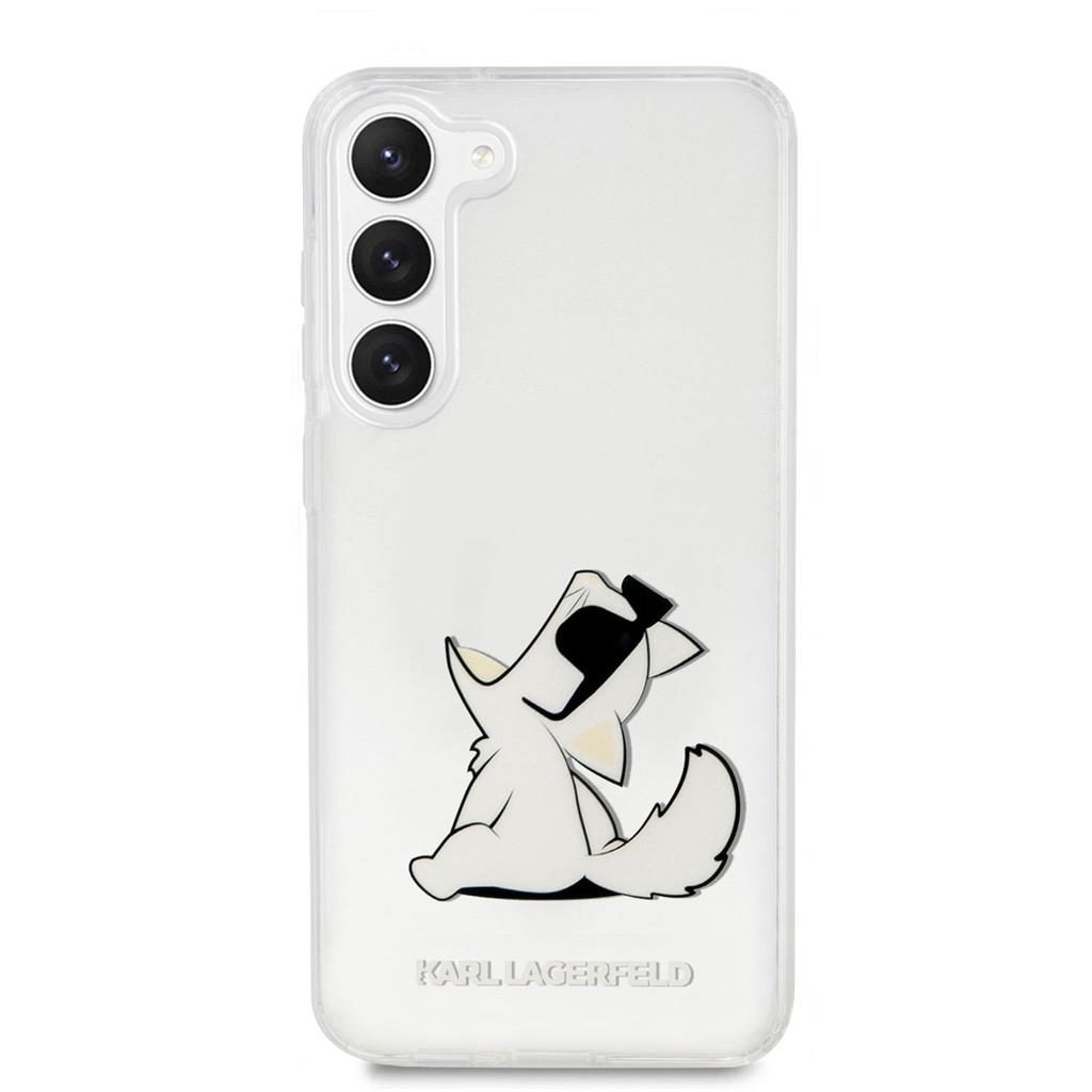 Samsung Galaxy S23+ Karl Lagerfeld PC/TPU Choupette Eat tok (Átlátszó) – KLHCS23MCFNRC