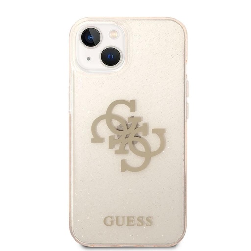 Apple iPhone 14 Guess TPU Big 4G Full Glitter husă (Auriu) – GUHCP14SPCUGL4GGO