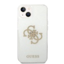 Apple iPhone 14 Plus Guess TPU Big 4G Full Glitter tok (Átlátszó) – GUHCP14MPCUGL4GTR