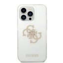 Apple iPhone 14 Pro Max Guess TPU Big 4G Full Glitter tok (Átlátszó) – GUHCP14XPCUGL4GTR