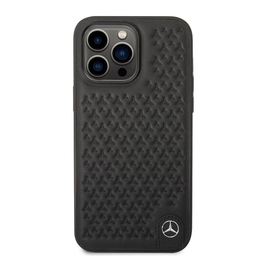 Apple iPhone 14 Pro Max Mercedes piele husă spate (Negru) MEHCP14X8REMPK