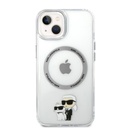 Apple iPhone 14 Plus Karl Lagerfeld MagSafe Compatible IML Karl and Choupette NFT tok (Átlátszó) – KLHMP14MHNKCIT