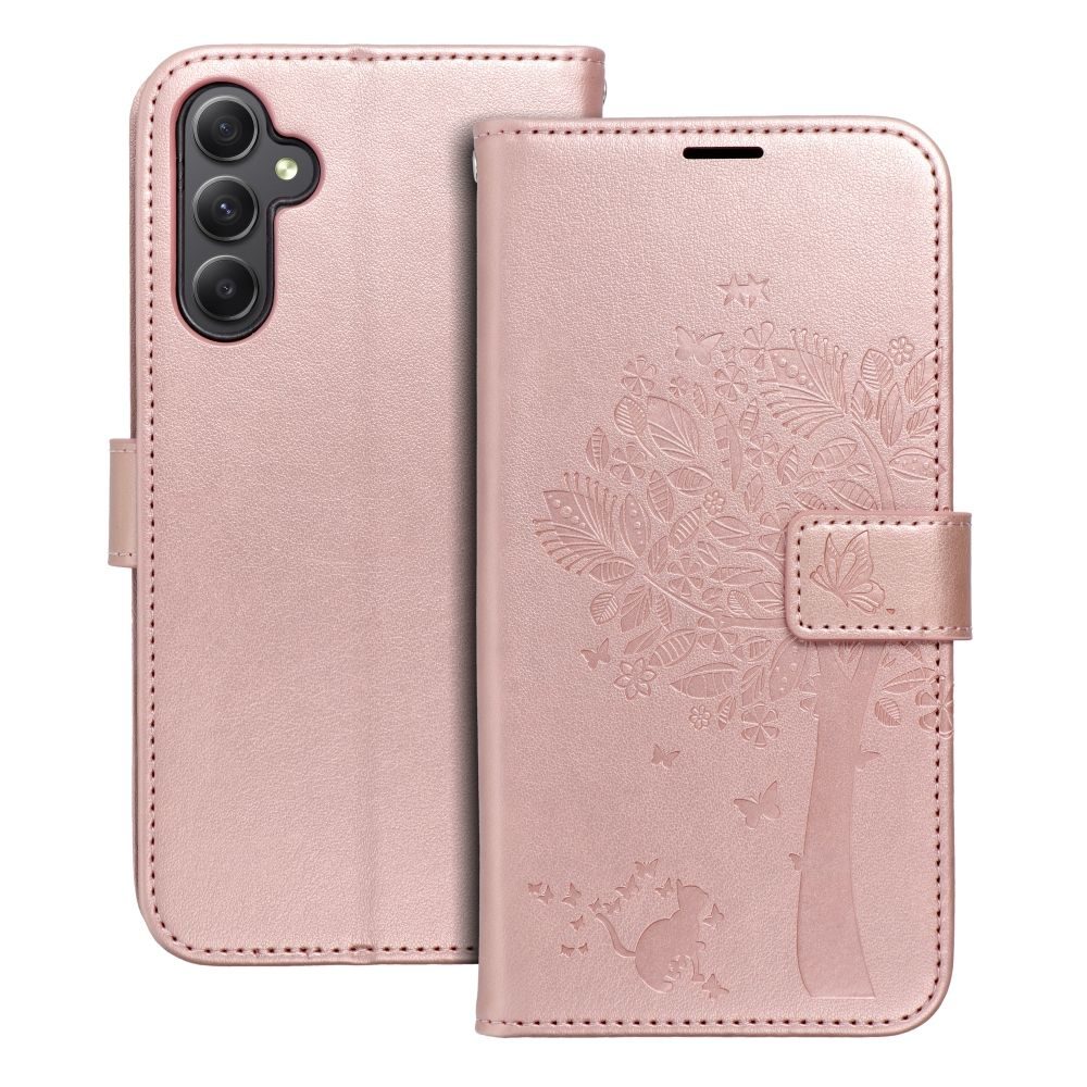 Samsung Galaxy A34 5G Forcell MEZZO nyitható tok (Rosegold)