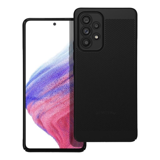 Samsung Galaxy A53 5G Breezy perforat plastic husă spate (Negru)