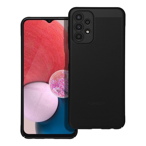 Samsung Galaxy A13 4G Breezy perforat plastic husă spate (Negru)