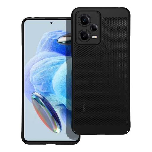 Xiaomi Redmi Note 12 5G Breezy perforat plastic husă spate (Negru)