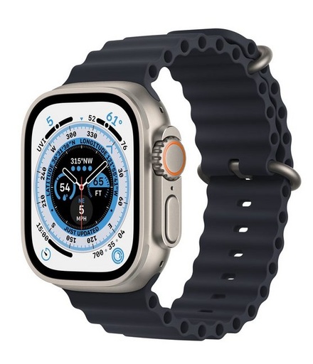 Apple Watch Ultra GPS + Cellular 49mm Titan Midnight Ocean Band MQFK3FD/A