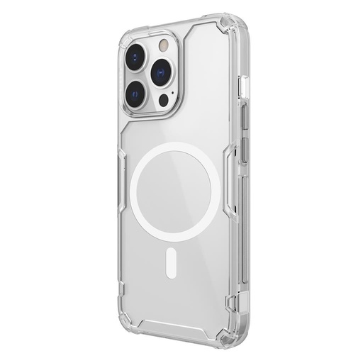 Apple iPhone 13 Pro Max Nillkin Nature Pro MagSafe husă spate (Alb)