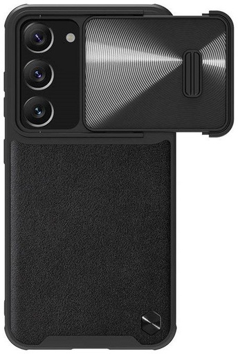 Samsung Galaxy S23 Plus Nillkin CamShield Leather S husă spate (Negru)
