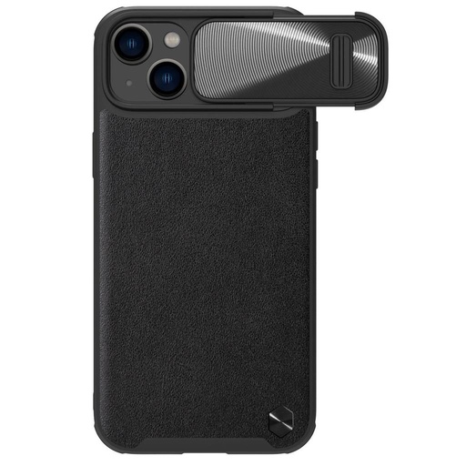 Apple iPhone 14 Plus Nillkin CamShield Leather S husă spate (Negru)