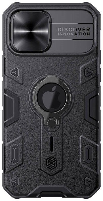 Apple iPhone 13 Pro Max Nillkin CamShield Armor Pro hátlap tok (Fekete)