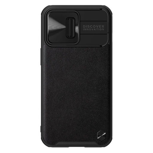 Apple iPhone 13 Pro Nillkin CamShield Leather husă spate (Negru)