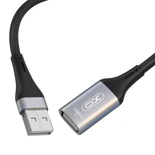 XO NB219 USB–USB cablu de date (Negru) – USB 2.0, 2 m