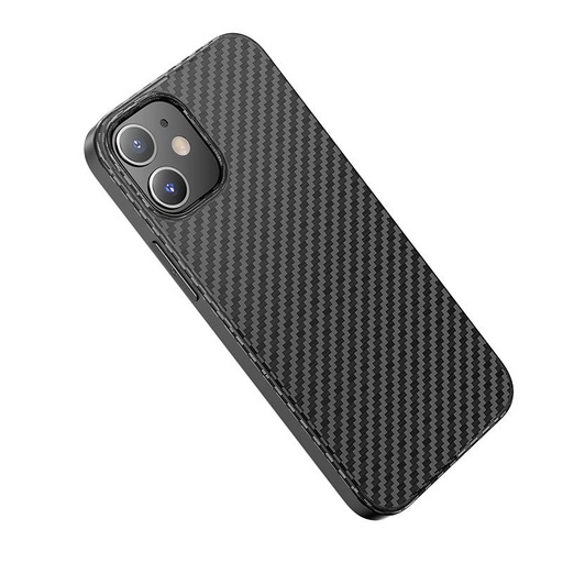 Apple iPhone 12/12 Pro Hoco delicate shadows silicon husă spate (Negru)