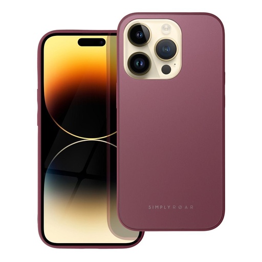 Apple iPhone 14 Pro Roar mat sticlă husă spate (Bordo)