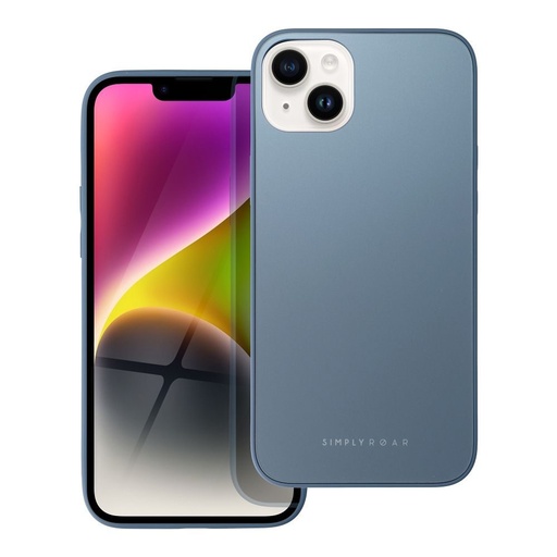 Apple iPhone 14 Plus Roar mat sticlă husă spate (Albastru)