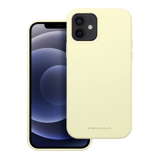 Apple iPhone 12 Roar Cloud Skin husă spate (deschis galben)