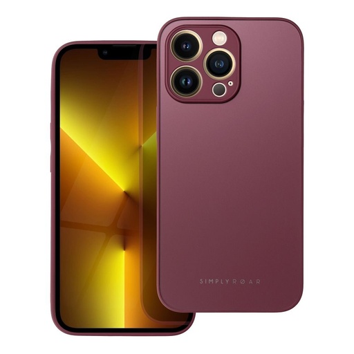 Apple iPhone 13 Pro Roar mat sticlă husă spate (Bordo)