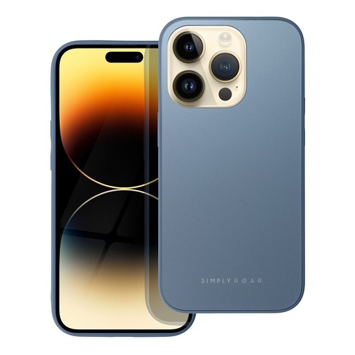 Apple iPhone 14 Pro Roar mat sticlă husă spate (Albastru)