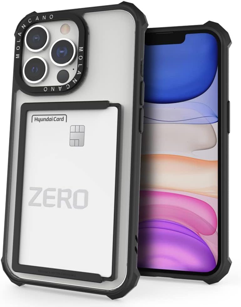 Samsung Galaxy S23 Plus MOLAN CANO HN7 strapabíró hátlap tok kártyatartóval (Fekete)