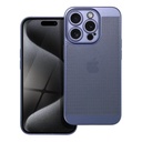 Apple iPhone 15 Pro Breezy lyukacsos műanyag hátlap tok (Kék)
