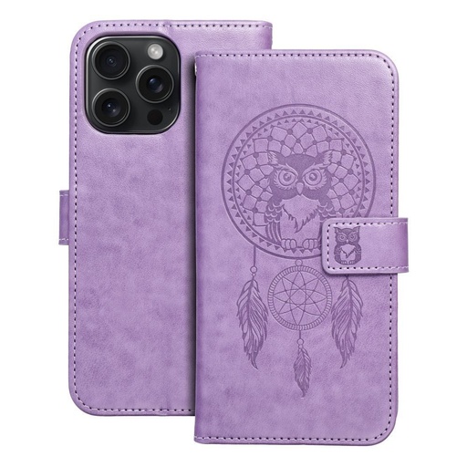 Apple iPhone 15 Pro Max Forcell MEZZO cu clapetă husă (Mov)